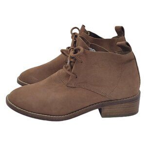 NEW Eileen Fisher Rey Suede Leather Low Heel Lace-Up Ankle Boot Women's Size 6